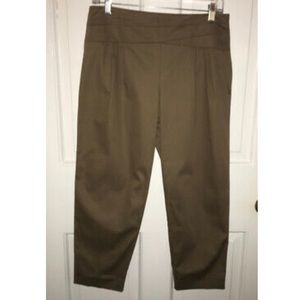 Trina Turk cropped khaki pants